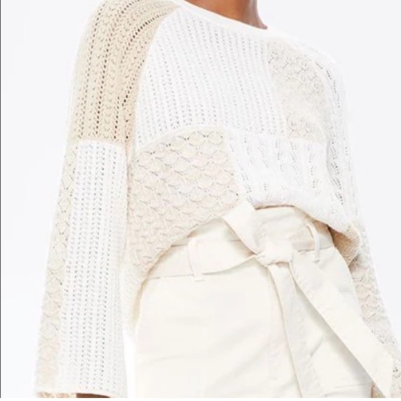 Alice and Olivia Martha bell sleeve pullover sweater size small NWT - Picture 1 of 13